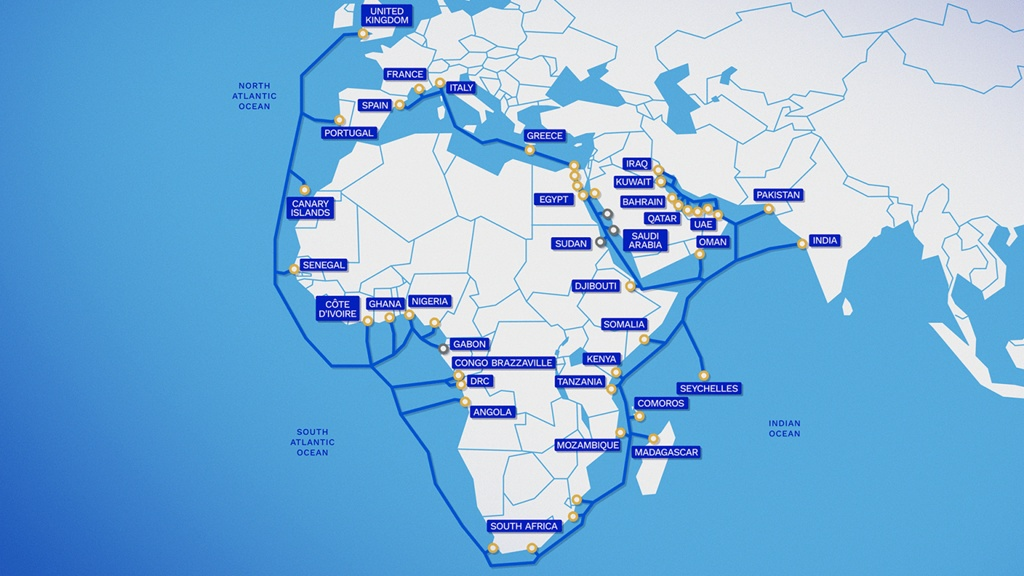  2Africa subsea network 